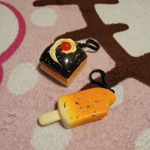 ♡Host Pick♡ Dessert Squishy Keychain Icecream Squishy Sweet Charm Tag Stress Toy